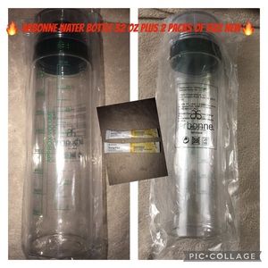 Arbonne 32 oz water bottle and 2 Pineapple 🍍 fizz